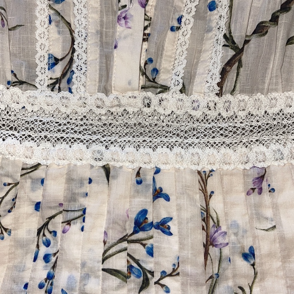👗SOLD!!👗Zimmermann floral print high neck dress size 0 - Picture 8 of 13
